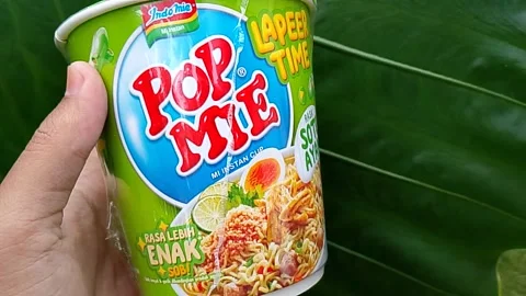 Central Java Indonesia November 12, 2025: Pop Mie 動画素材 323722557
