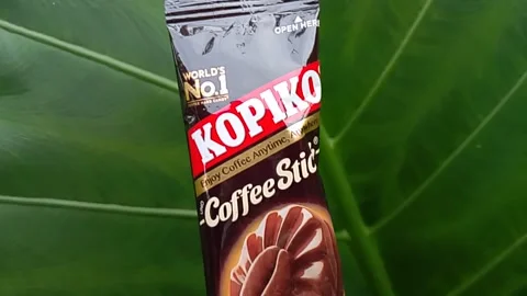 Central Java Indonesia November 12, 2025: Kopiko coffee stick candy. Stock Footage 323722573