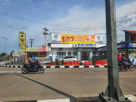 Central Java, Indonesia in November 2022. Police Station Turjawali Unit of .. Photos