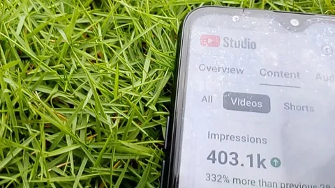 Central Java Indonesia November 27, 2025: channel analytics view in the YouTube  Stock Footage 324032927