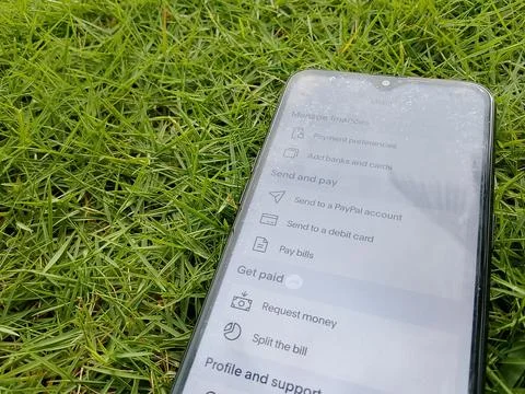 Central Java Indonesia November 27, 2025: PayPal application. Фото