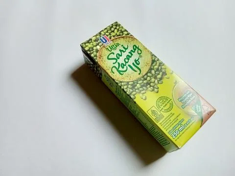 Central Java Indonesia November 5 2024: Mung bean juice drink. Stock Photos