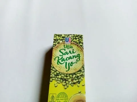 Central Java Indonesia November 5 2024: Mung bean juice drink. Stock Photos