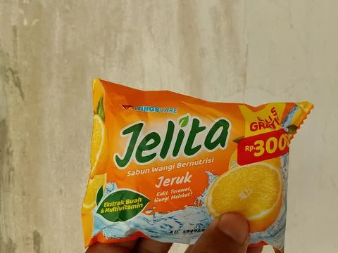 Central Java Indonesia November 7, 2025: Jelita bar soap. Фото