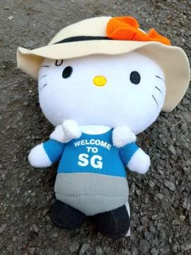 Central Java Indonesia October 11, 2025: Hello Kitty McDonald's Happy Meal  Фото