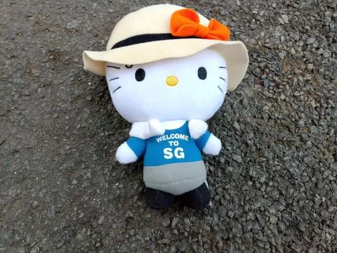 Central Java Indonesia October 11, 2025: Hello Kitty McDonald's Happy Meal  Stockfoto's