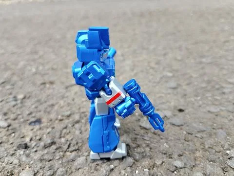 Central Java Indonesia October 13, 2025: Blokees Transformers Defender Version  Фото