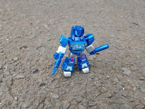 Central Java Indonesia October 13, 2025: Blokees Transformers Defender Version  Stockfoto's