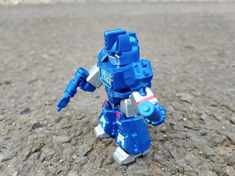 Central Java Indonesia October 13, 2025: Blokees Transformers Defender Version  Stock Photos