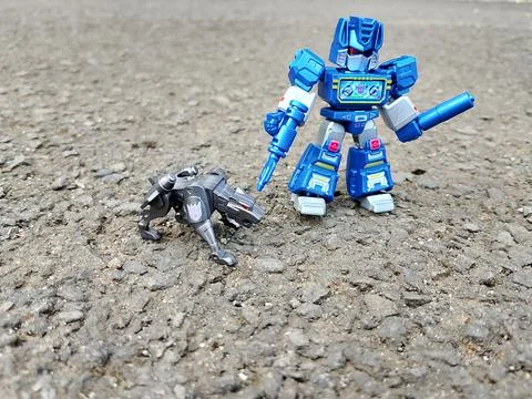 Central Java Indonesia October 13, 2025: Blokees Transformers Defender Version  Stock Photos