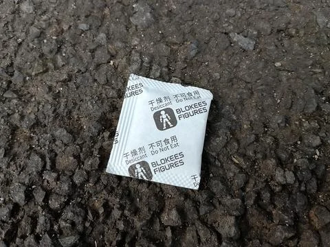 Central Java Indonesia October 13, 2025: Desiccant, for Blokees figure (Do not e Foto stock