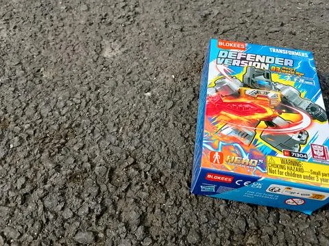 Central Java Indonesia October 13, 2025: Packaging Blokees Transformers Defender Stock Photos