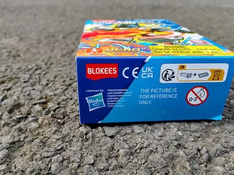 Central Java Indonesia October 13, 2025: Packaging Blokees Transformers Defender Stock Photos