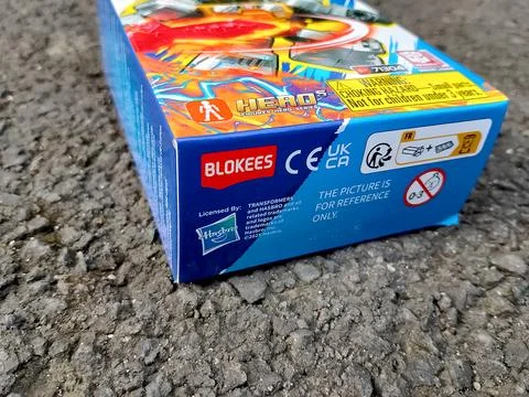 Central Java Indonesia October 13, 2025: Packaging Blokees Transformers Defender Фото