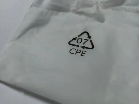 Central Java Indonesia October 2023: CPE 07 plastic on background white. Фото