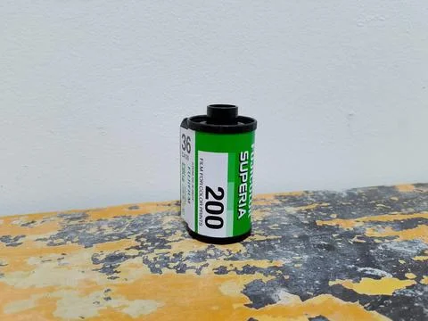 Central Java Indonesia October 21, 2025: Fujifilm, Fujicolor Superia 200  Фото