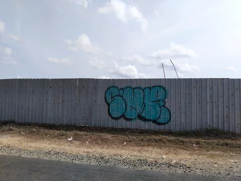 Central Java, INDONESIA - OCTOBER 7, 2026: Vandalism 库存照片