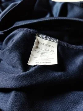 Central Java Indonesia September 11 2026: Close-up of a white clothing care 库存照片