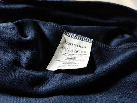 Central Java Indonesia September 11 2026: Close-up of a white clothing care 库存照片