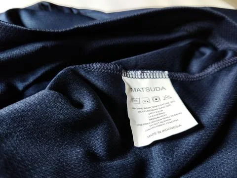 Central Java Indonesia September 11 2026: Close-up of a white clothing care 库存照片