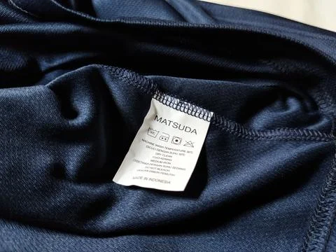 Central Java Indonesia September 11 2026: Close-up of a white clothing care 库存照片