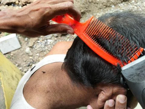Central Java Indonesia September 12 2026: An Indonesian local man receives a cas Stock Photos