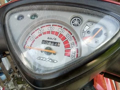 Central Java Indonesia September 14, 2025: Yamaha Mio motorcycle Stock Photos