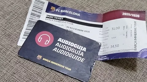 Central Java Indonesia September 25 2026: Close-up of an FC Barcelona Immersive  動画素材 346533422