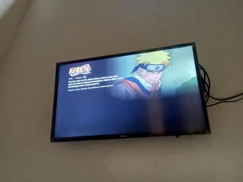 Central Java Indonesia September 28, 2025: Naruto anime on Netflix streaming pla Stock-Fotos