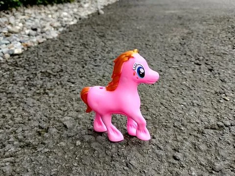 Central Java Indonesia September 30, 2025: Girls' toy pony. Фото