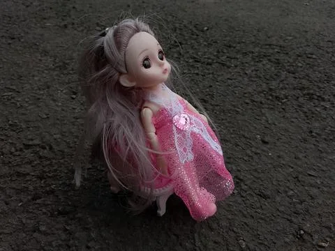 Central Java Indonesia September 30, 2025: Children's girl doll Фото