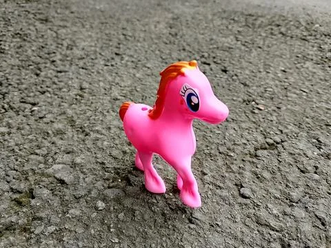 Central Java Indonesia September 30, 2025: Girls' toy pony. Фото