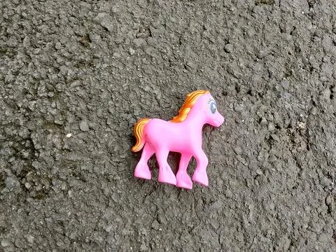 Central Java Indonesia September 30, 2025: Girls' toy pony. Фото