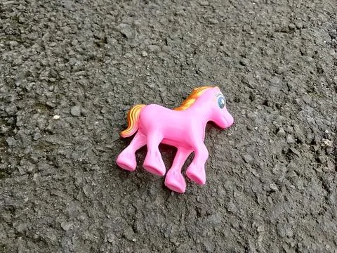 Central Java Indonesia September 30, 2025: Girls' toy pony. Фото