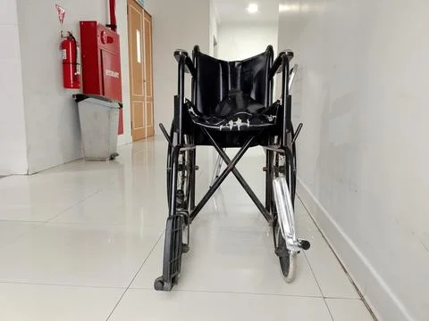 Central Java Indonesia September 30, 2025: Wheelchair in the hospital. Stock Photos