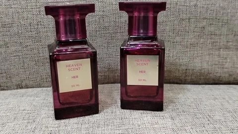 Central Java Indonesia September 4 2026: Two Heaven Scent brand women's perfume  Stock Footage 345162579