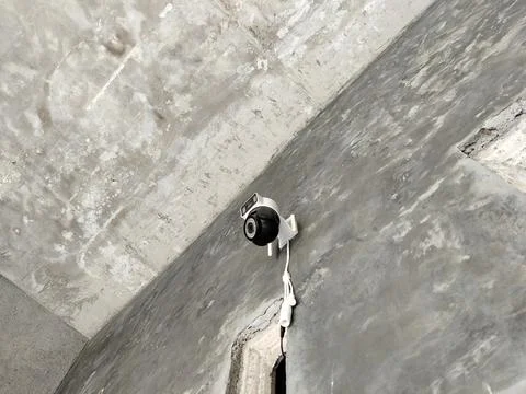 Central Java Indonesia16 July 2026: Outdoor Wi-Fi security camera installed on a Stock Photos
