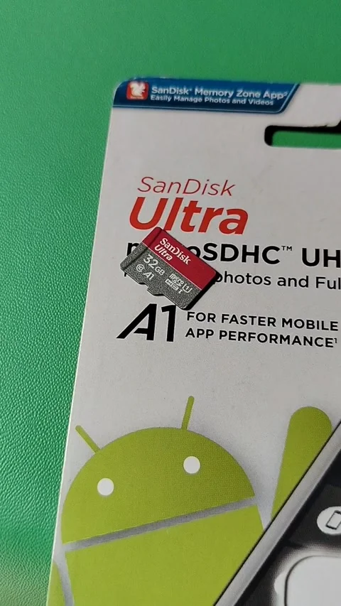 Central Java January 30, 2026: Micro sd Sandisk, technology theme. Stock Footage 328524573