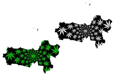 Central Java (Subdivisions of Indonesia, Provinces of Indonesia) map is desig Stock Illustration