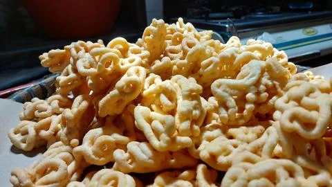 Central Javanese food for Eid whose name is untuk cacing Stock Photos