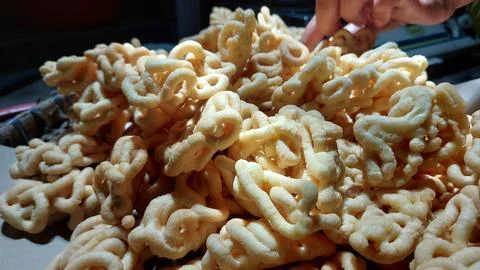 Central Javanese food for Eid whose name is untuk cacing Stock Photos