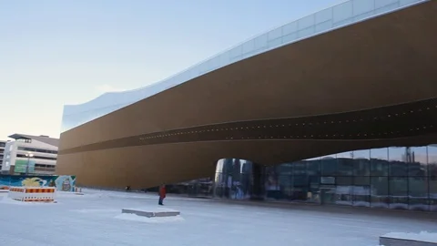 Central library Oodi, Helsinki Stock Footage 130112670
