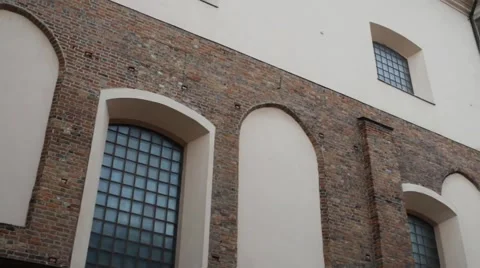Central Library in Warsaw, Poland Stock Footage 67001292