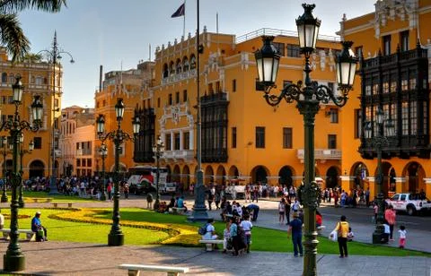 Central Lima Peru Stock Photos