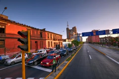 Central Lima Peru Foto stock