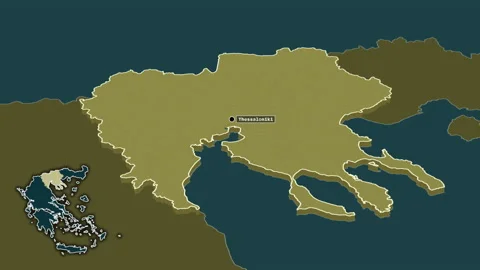 Central Macedonia, Greece, extruded. Pattern Stock Footage 159236199