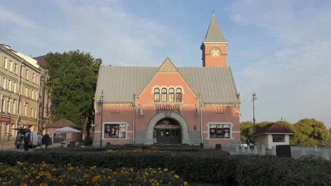 Central Market building Stock Footage 120935408