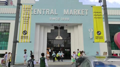 Central market Stock Footage 324599120