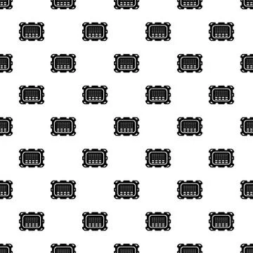 Central microchip pattern seamless イラスト素材