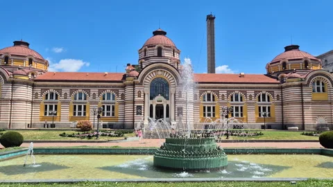 Central Mineral Baths in Sofia Bulgaria Video stock 312791553
